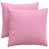 Cuscini per divano VidaXL 2 pezzi in tessuto rosa 50 x 50 cm
