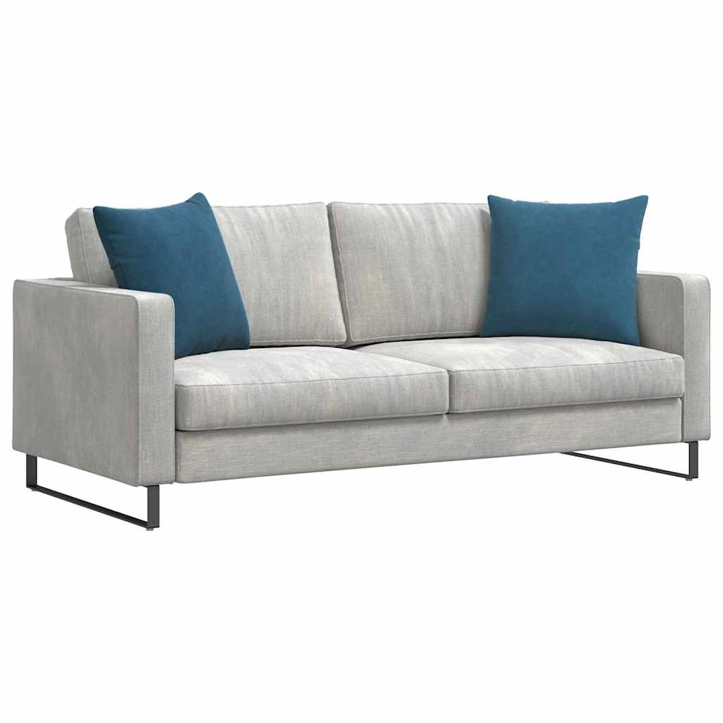 Cuscini per divano VidaXL 2 pezzi in tessuto a corda blu 50 x 50 cm