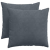 Vidaxl sofa kussens 2 stuks donkergrijs 50 x 50 cm cordstof