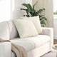 Vidaxl sofa kussens 2 stuks crème 50 x 50 cm cordstof