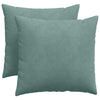 Cuscini per divano VidaXL, 2 pezzi, verde mare, tessuto in corda 50 x 50 cm