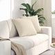 Cuscini per divano VidaXL 2 pezzi in tessuto beige 50 x 50 cm
