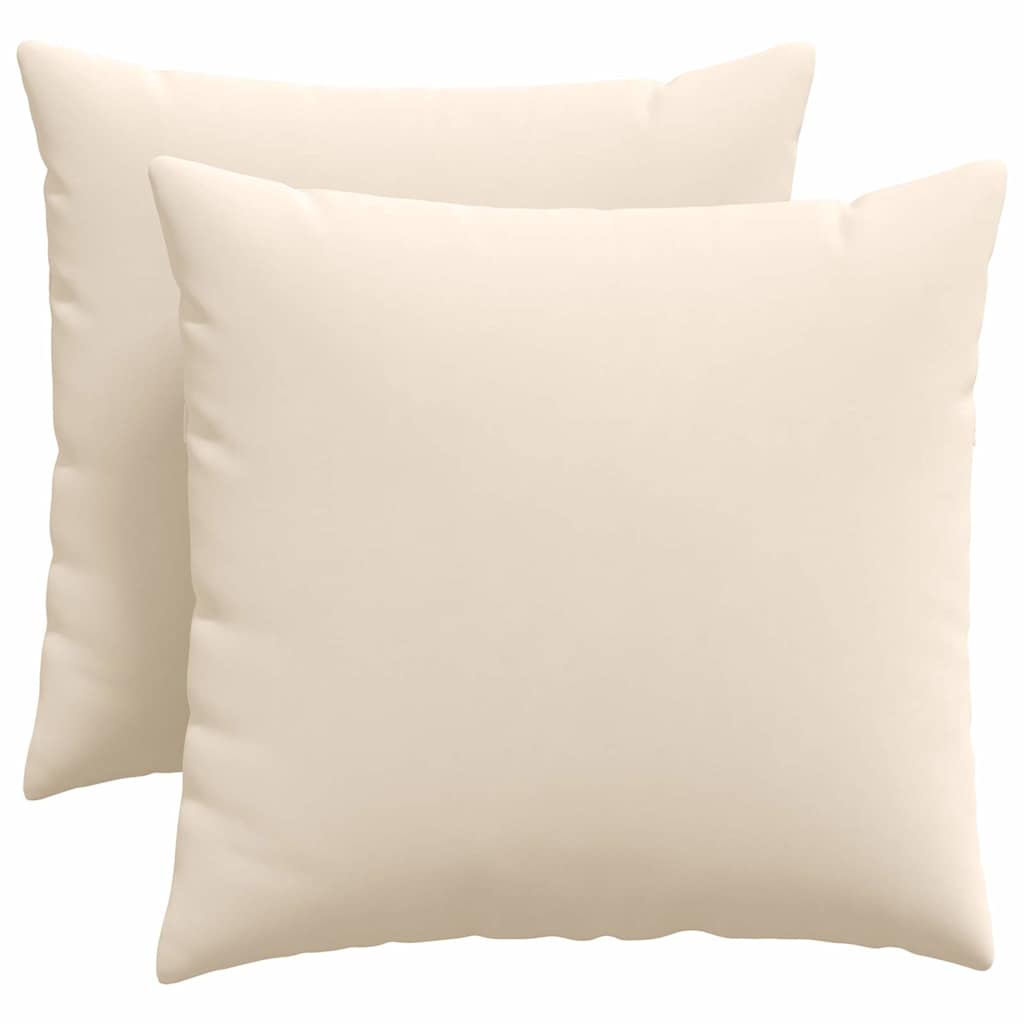Cuscini per divano VidaXL 2 pezzi in tessuto beige 50 x 50 cm