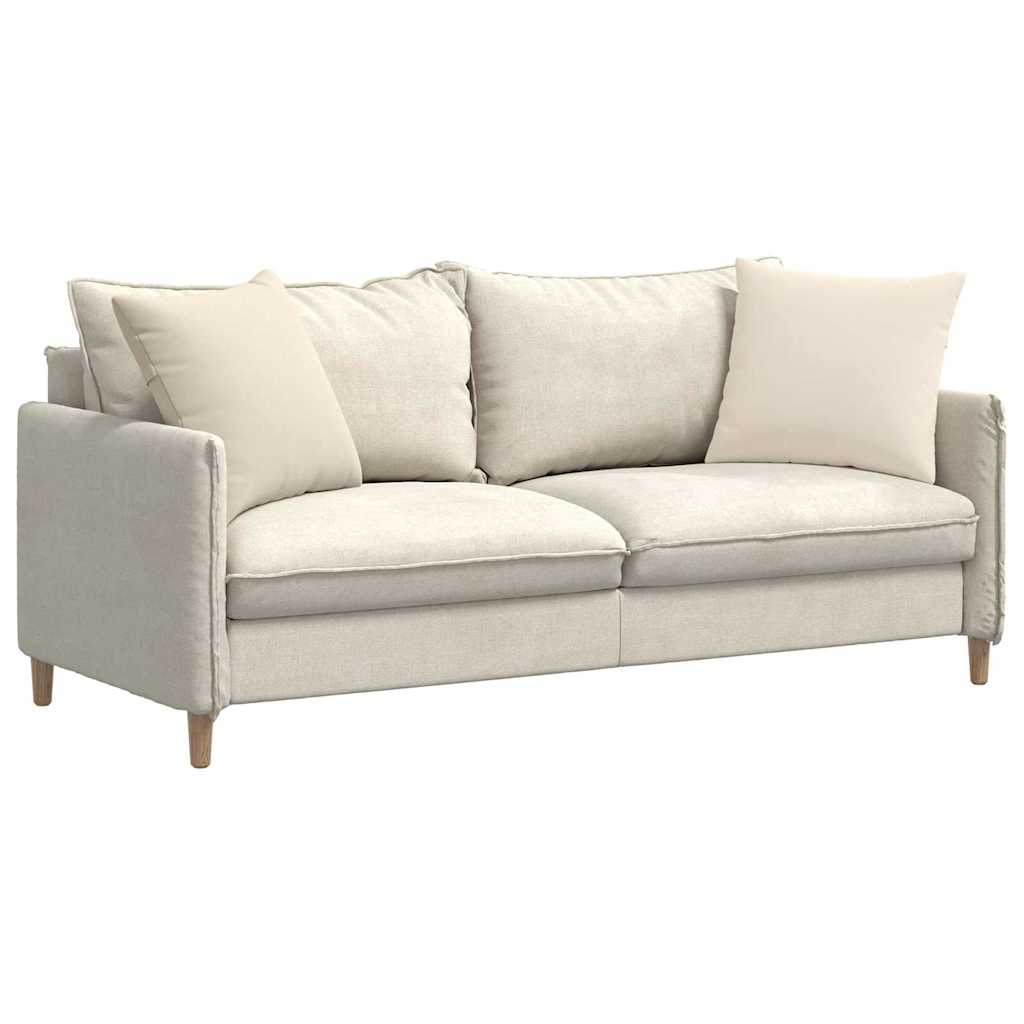 Cuscini per divano VidaXL 2 pezzi in tessuto beige 50 x 50 cm