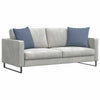 Vidaxl sofa kussens 2 stuks blauw 50 x 50 cm cordstof
