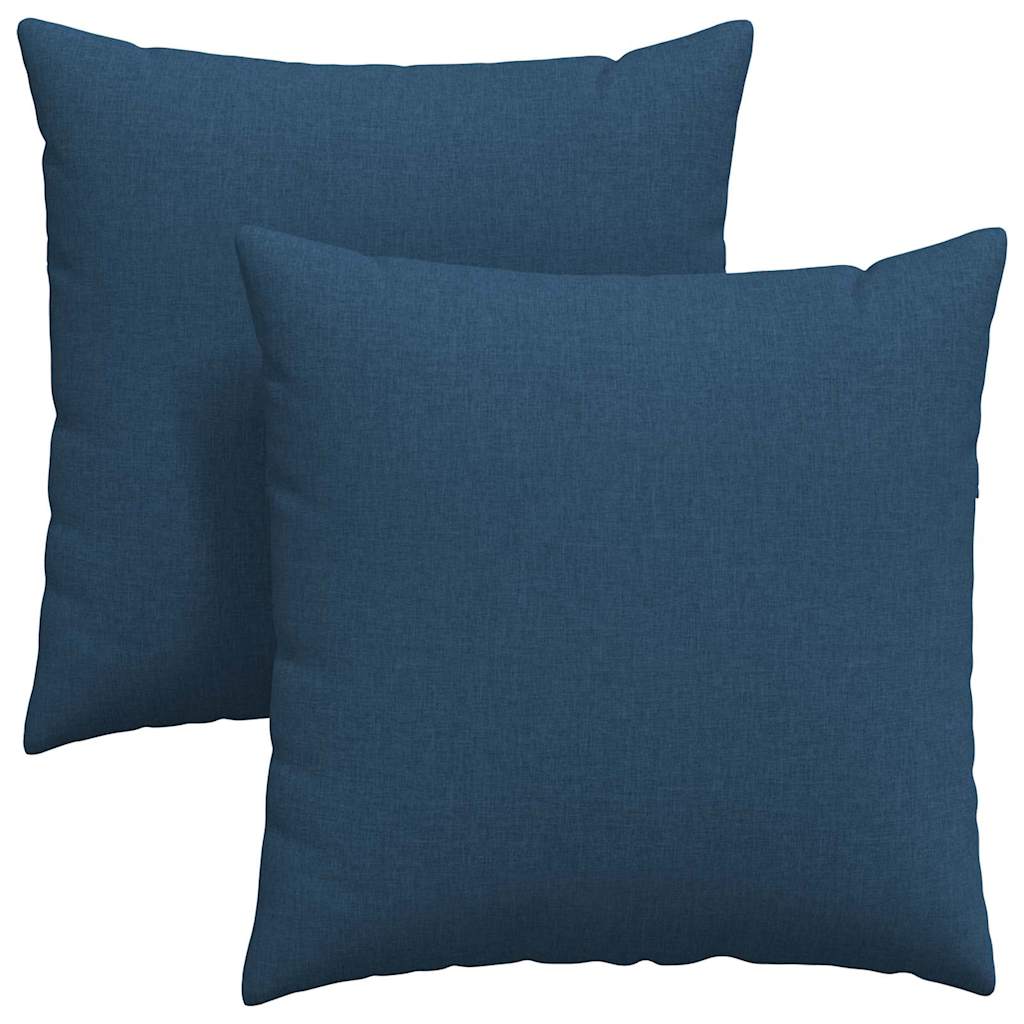 Cuscini per divano VidaXL 2 pezzi in tessuto blu 60 x 60 cm