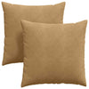 Cuscini per divano VidaXL 2 pezzi in tessuto corda marrone 60 x 60 cm