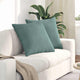 Cuscini per divano VidaXL 2 pezzi in tessuto a corde verde mare 60 x 60 cm