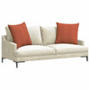 Cuscini per divano VidaXL 2 pezzi in tessuto a corde rosso-arancione 60 x 60 cm