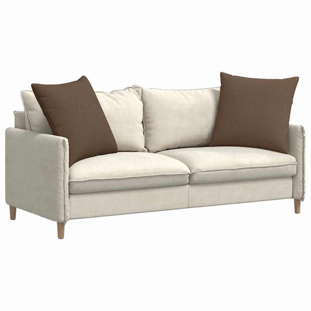 Vidaxl sofa kussens 2 pcs bruin 80 x 80 cm stof