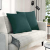 Cuscini per divano VidaXL 2 pezzi in tessuto verde scuro 80 x 80 cm