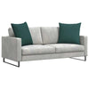 Cuscini per divano VidaXL 2 pezzi in tessuto verde scuro 80 x 80 cm