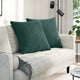 Cuscini per divano VidaXL 2 pezzi in tessuto a corde verde scuro 80 x 80 cm