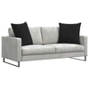 Vidaxl sofa kussens 2 stuks zwart 80 x 80 cm cordstof