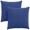 Cuscini per divano VidaXL, 2 pezzi, blu polizia, tessuto a corde 80 x 80 cm