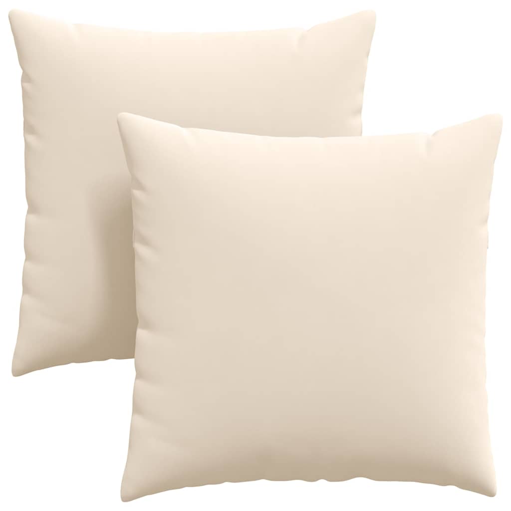 Cuscini per divano VidaXL 2 pezzi in tessuto beige 80 x 80 cm