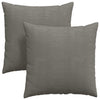 Cuscini per divano VidaXL 2 pezzi in tessuto a corda grigio chiaro 80 x 80 cm