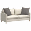 Cuscini per divano VidaXL 2 pezzi in tessuto a corda grigio chiaro 80 x 80 cm