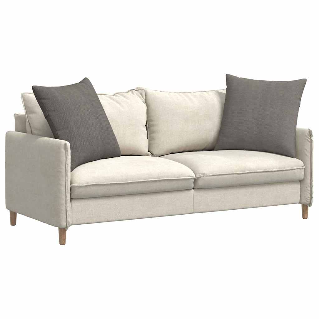 Cuscini per divano VidaXL 2 pezzi in tessuto a corda grigio chiaro 80 x 80 cm