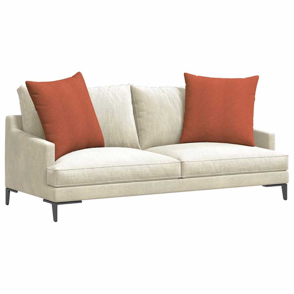 Cuscini per divano VidaXL 2 pezzi in tessuto a corde rosso-arancione 80 x 80 cm