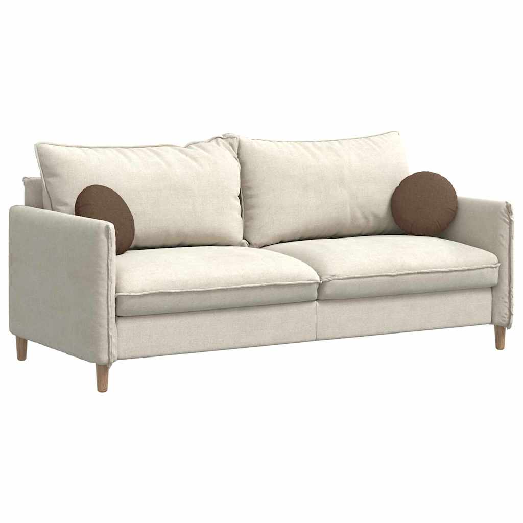 Cuscini sedile Vidaxx 2 pezzi tessuto marrone ø30 x 13 cm