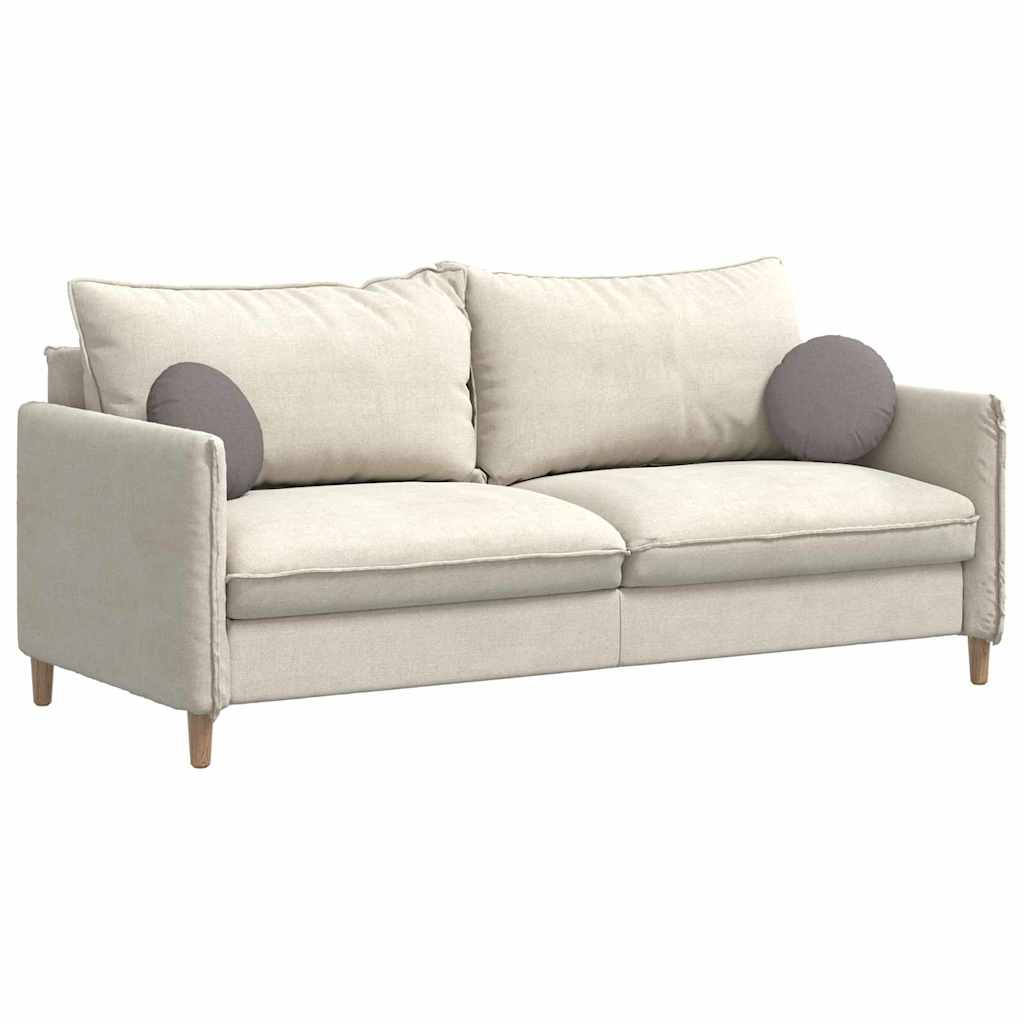 Cuscini sedile Vidaxx 2 pezzi tessuto tortora ø30 x 13 cm