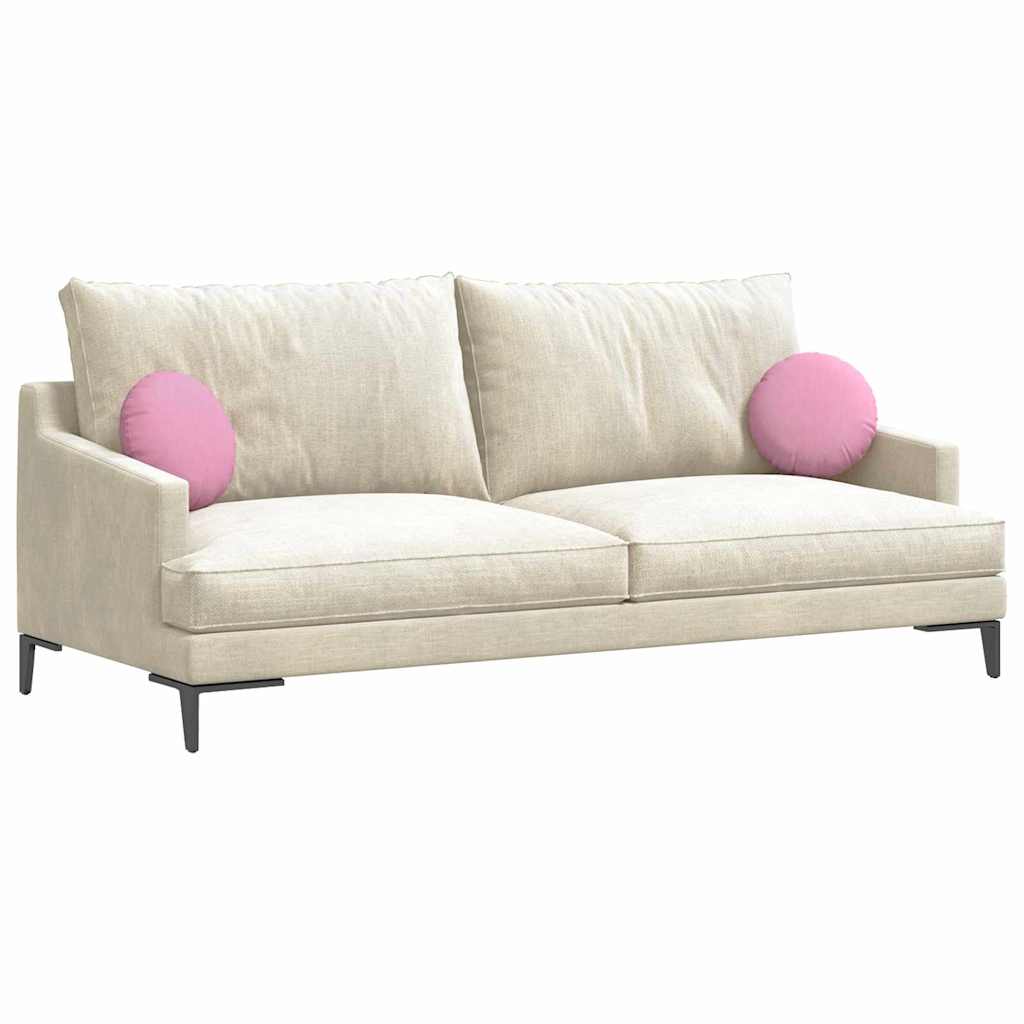 Cuscini sedile VidaXL 2 pezzi tessuto rosa ø30 x 13 cm