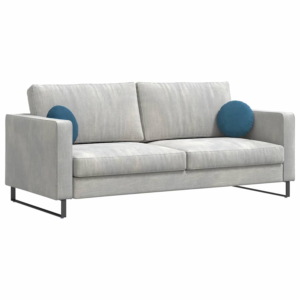 Cuscini seduta Vidaxx 2 pezzi blu ø 40 x 13 cm velluto