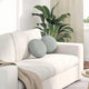 Cuscini seduta Vidaxx 2 pezzi grigio chiaro ø 40 x 13 cm velluto