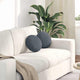 Cuscini seduta Vidaxx 2 pezzi grigio scuro ø 40 x 13 cm velluto
