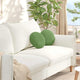 Cuscini seduta Vidaxx 2 pezzi verde chiaro ø 40 x 13 cm velluto