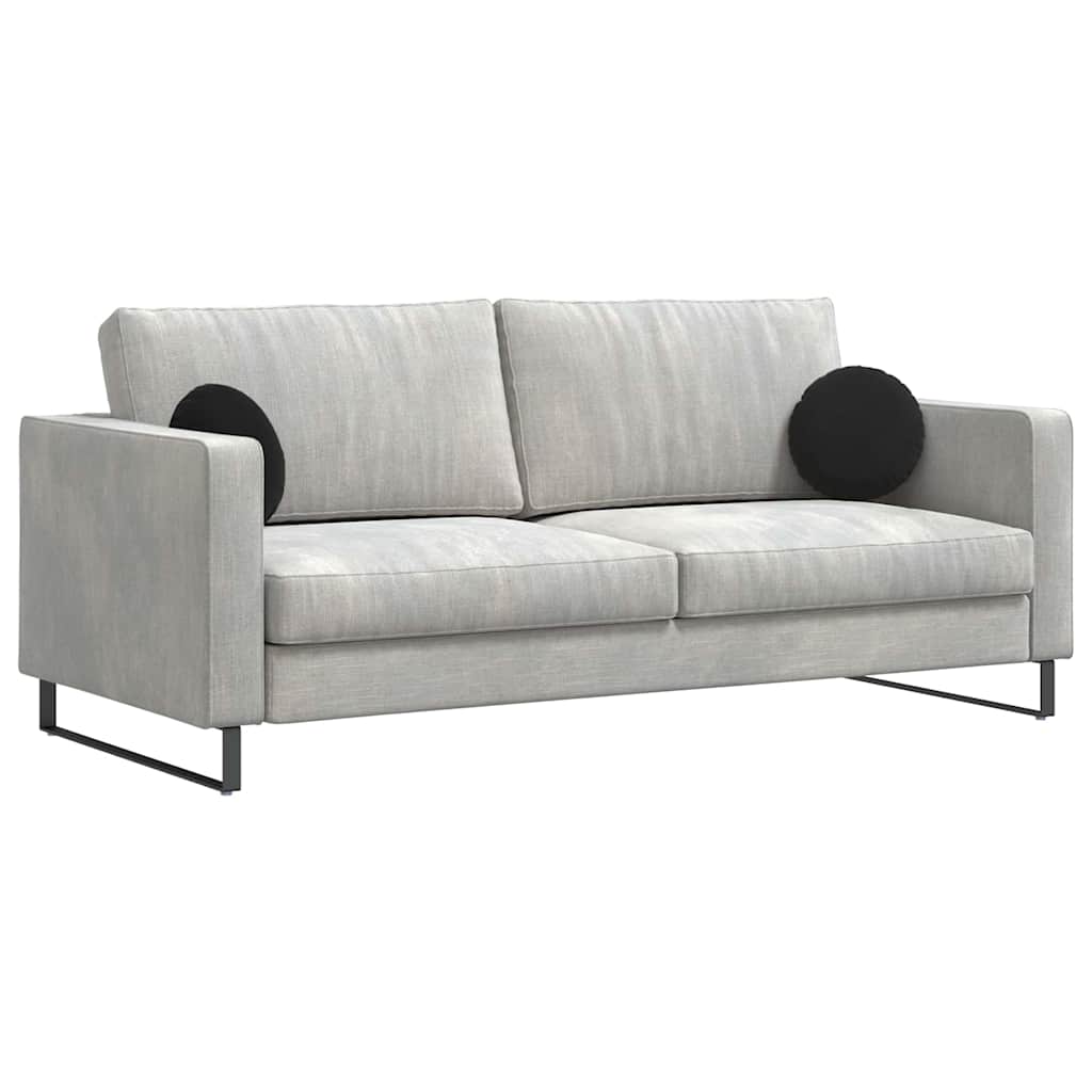 Cuscini seduta Vidaxx 2 pezzi nero ø 40 x 13 cm velluto