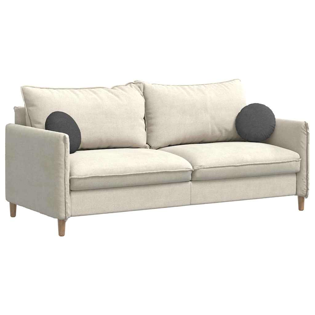 Cojines de asiento VidaXL 2 piezas tejido de algodón gris oscuro ø 30 cm