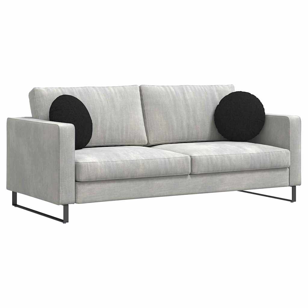 Cuscini seduta Vidaxx 2 pezzi tessuto nero ø40 x 13 cm
