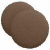 Vidaxx cojines de asiento 2 piezas marrón ø40 x 13 cm tela