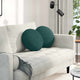 Cuscini seduta Vidaxx 2 pezzi in tessuto verde scuro ø40 x 13 cm