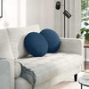 Vidaxx cojines de asiento 2 piezas azul ø40 x 13 cm tela