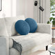 Cuscini seduta Vidaxx 2 pezzi blu ø 40 x 13 cm velluto