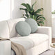 Cuscini seduta Vidaxx 2 pezzi grigio chiaro ø 40 x 13 cm velluto