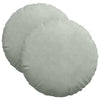Cuscini seduta Vidaxx 2 pezzi grigio chiaro ø 40 x 13 cm velluto