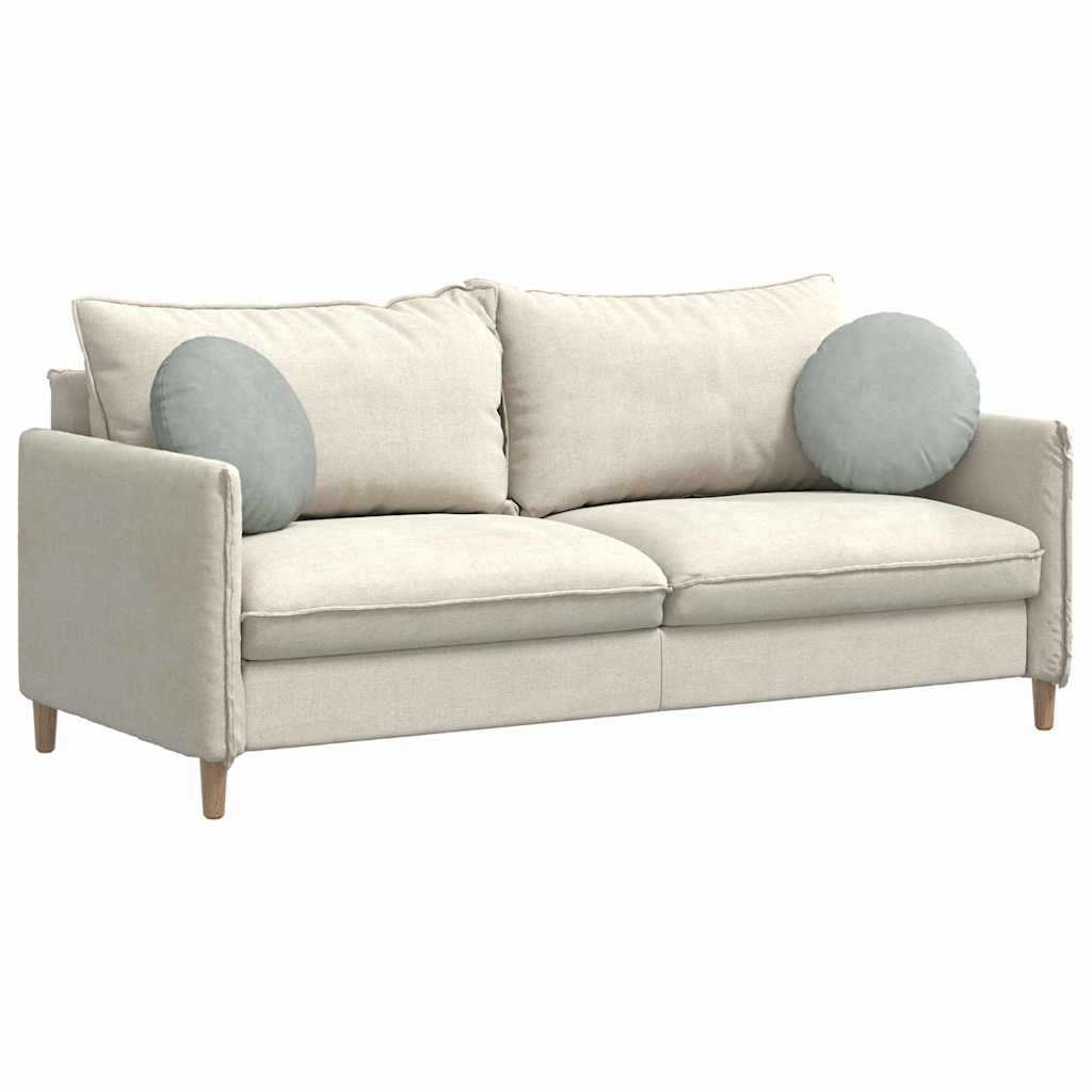 Cuscini seduta Vidaxx 2 pezzi grigio chiaro ø 40 x 13 cm velluto