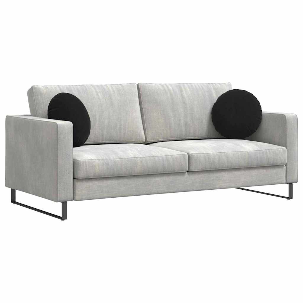 Cuscini seduta Vidaxx 2 pezzi nero ø 40 x 13 cm velluto