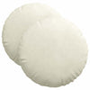 Vidaxl zitkussens 2 stuks crème ø 40 x 13 cm fluweel