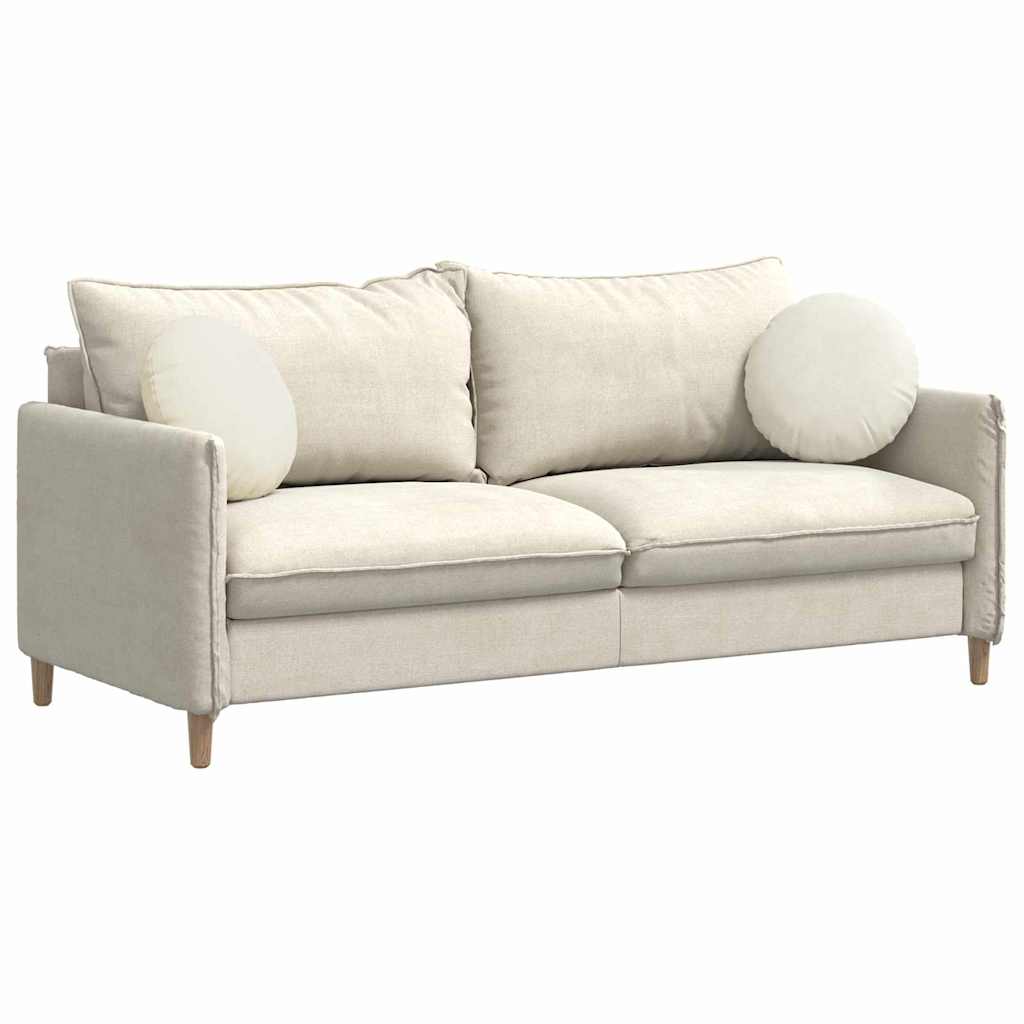 Cuscini seduta Vidaxx 2 pezzi crema ø 40 x 13 cm velluto