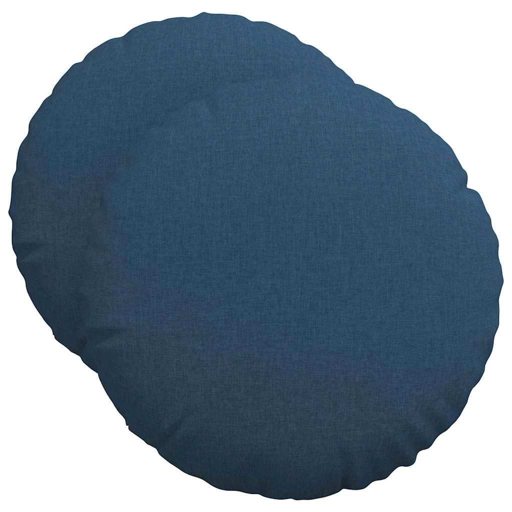 Cuscini seduta Vidaxx 2 pezzi tessuto blu ø50 x 19 cm