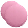 Cuscini sedile VidaXL 2 pezzi tessuto rosa ø50 x 19 cm