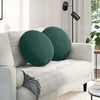Cuscini per seduta Vidaxx 2 pezzi verde scuro ø 40 x 13 cm in velluto