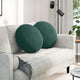 Cuscini per seduta Vidaxx 2 pezzi verde scuro ø 40 x 13 cm in velluto