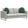 Cuscini per seduta Vidaxx 2 pezzi verde scuro ø 40 x 13 cm in velluto
