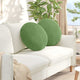 Cuscini seduta Vidaxx 2 pezzi verde chiaro ø 40 x 13 cm velluto